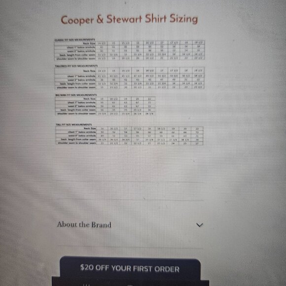 SIZE M COOPER & STEWART (NEW) Pink Short Sleeve Men's Dress Shirt Lot #536 - Picture 2 of 4